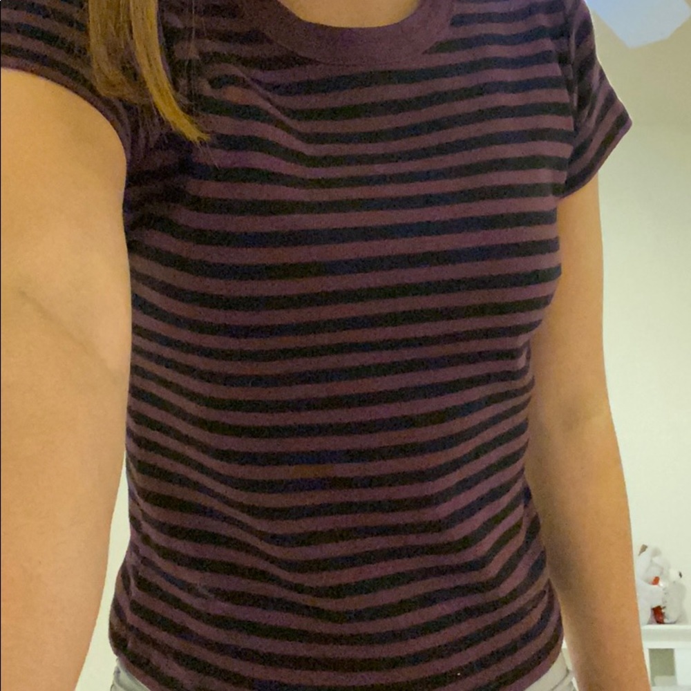 Brandy Melville John Galt hailie striped purple